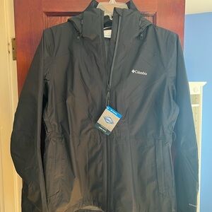 Columbia Black Jacket Raincoat